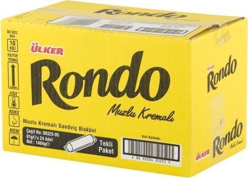 Rondo Muz Aromalı Bisküvi 76 Gr (24 Adet)