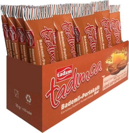 Bademli Portakallı Bar 20'Li Kutu 20X30 Gr Ürün