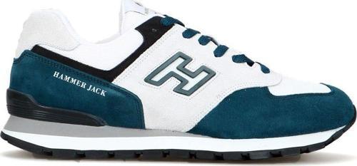 Chile Hakiki Deri Petrol Beyaz Erkek Spor Ayakkabı