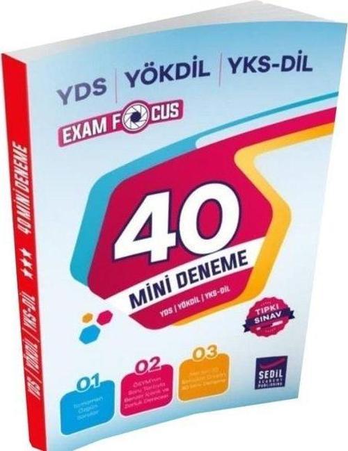 YDS YÖKDİL YKS DİL Exam Focus 40 Mini Deneme