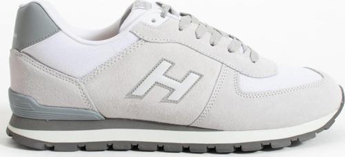 Peru Hakiki Deri Beyaz Puruty-Gri Erkek Spor Ayakkabı