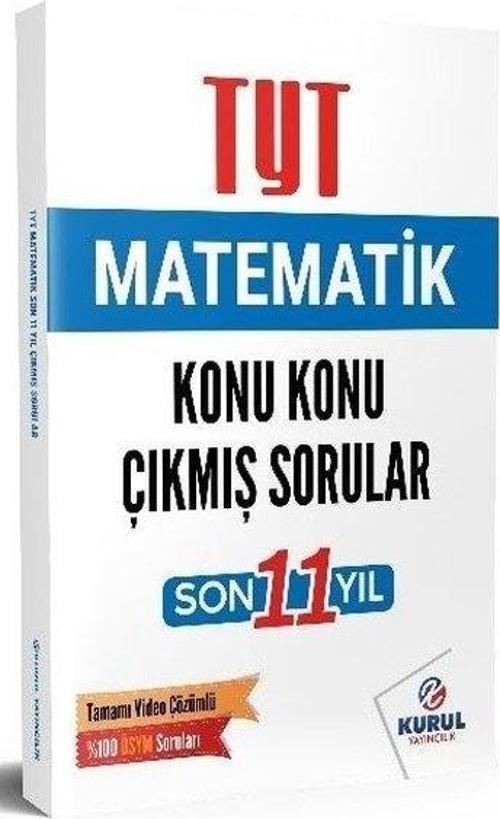 TYT Matematik Son 11 Yıl Konu Konu Çıkmış Sorular ve Video Çözümleri