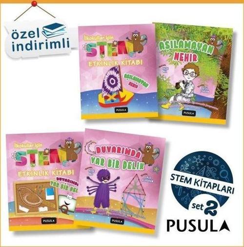 Pusula - İlkokullar İçin STEM Seti 2 - 4 Kitap Takım