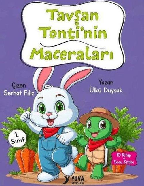 1. Sınıf Tavşan Tonti'nin Maceraları Seti - 10 Kitap Takım
