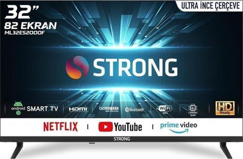 Ml32Es2000F 32" Ultra İnce Çerçeve Android 13 Smart Led Tv - Dahili Uydu Alıcılı - Hd Ready