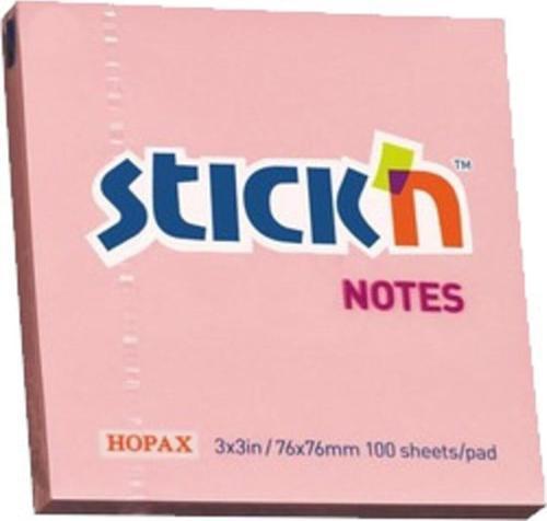 100 Yaprak Stickn Eco Notes Yapışkanlı Not Kağıdı Pastel Pembe 76 x 51 mm