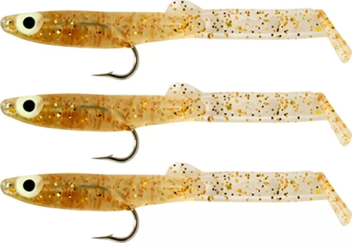 3525 Eel Fish 7.5cm Silikon Zargana Suni Yem 3'lü Paket E17 Gold G