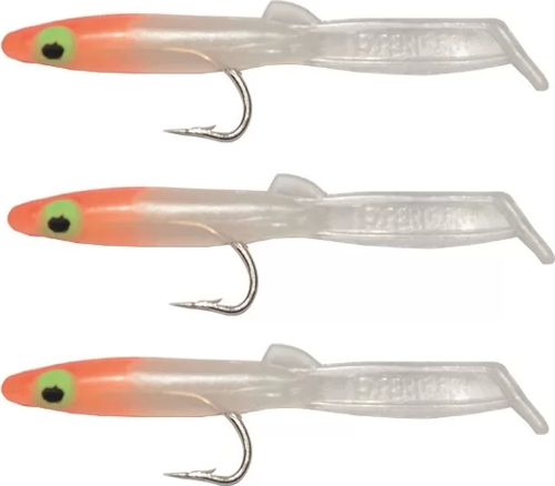 3526 Eel Fish 5cm Silikon Zargana Suni Yem 3'lü Paket E06 Orange