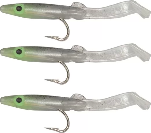 3526 Eel Fish 5cm Silikon Zargana Suni Yem 3'lü Paket E16 Black