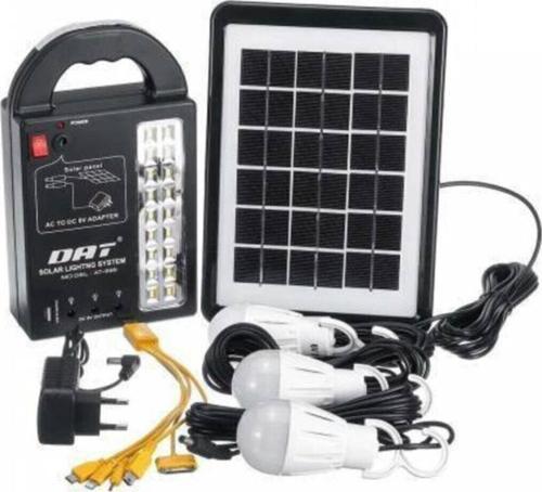 Güneş Enerjili Solar Aydınlatma Sistemi Enerjili Lamba Dat At-999 Kamp Piknik Aydınlatma Sistemi