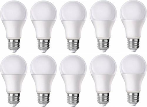 Led Ampul Beyaz Renk 9 Watt Tasarruflu 10 Lu Paket