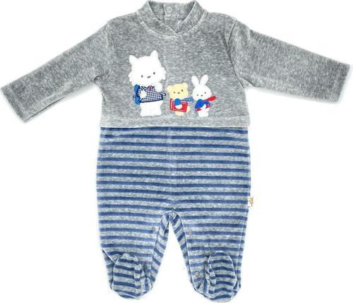 Mini DamlaKadife 3 Arkadaş Bebek Tulumu 45011