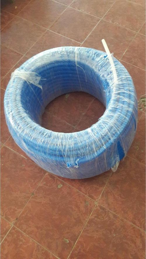 Simaş Havlupan 16Mm Kılıflı(Mobil Boru Pe-Rt Pe x Boru Mavi 100 Mt