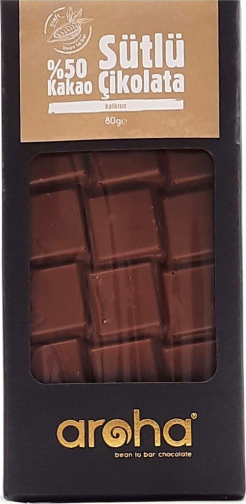 Sütlü Çikolata - %50 Kakao. 80 Gr.