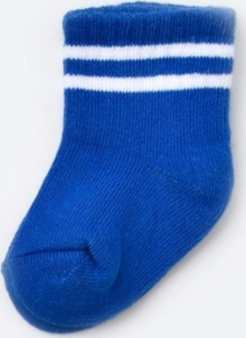 Unisex Çizgili Tekli Bebek Çorabı 68458