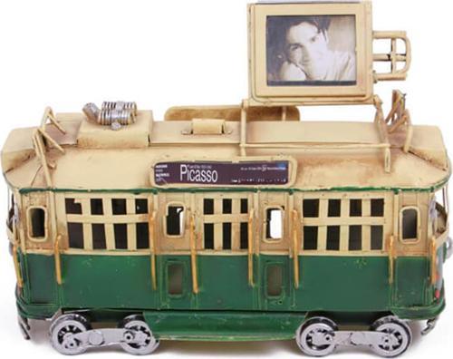 Dekoratif Metal Tramvay Çerçeveli 1404e-4361 Model-M9