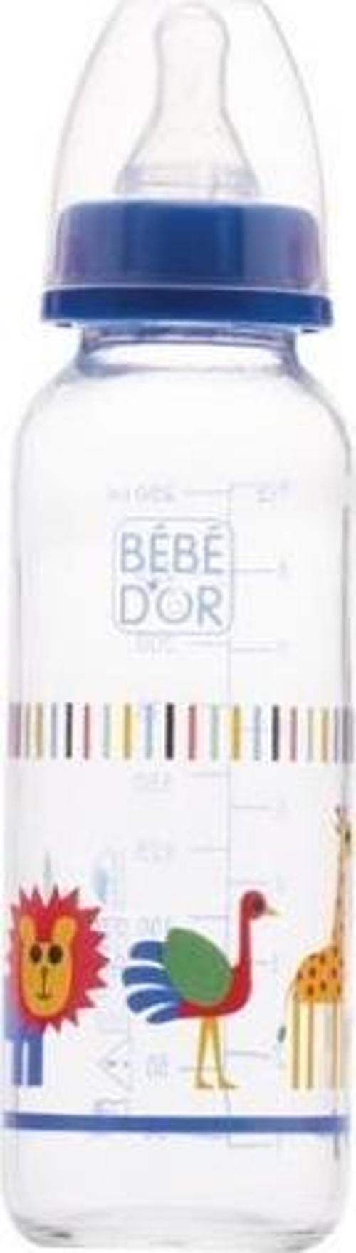 Desenli Cam Biberon 3+Ay 250 ml. Mavi