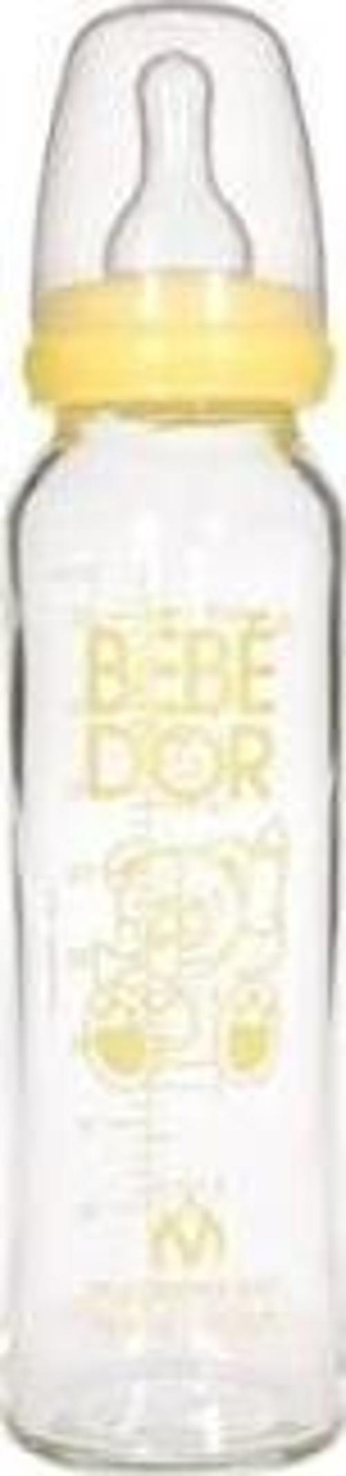 Orta Akış Isıcam Biberon (250 ml) / Sarı