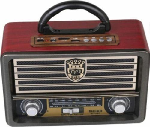 Eskitme Nostalji Tasarımlı Bluetoothlu Nostalji Radyo 113bt