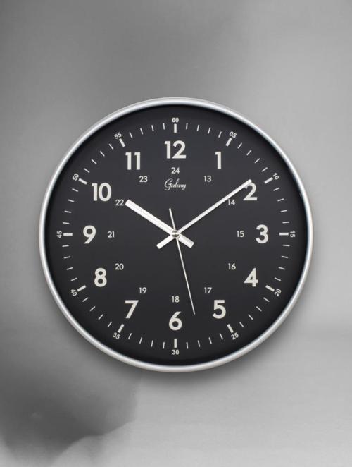 D-218-G-2 Modern Kadran 30 CM Sessiz Akar Duvar Saati Gri