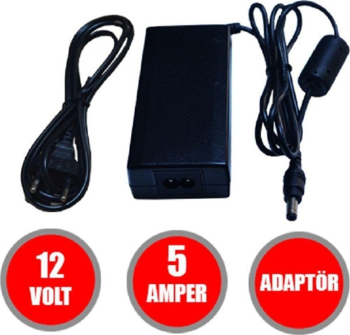 Hp 2011x Uyumlu Monitör Monütör Adaptörü 12v 5a - 12 Volt 5 Amper - Dve