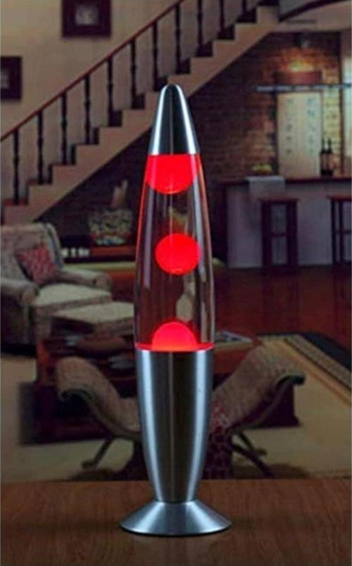 Dekorati Ev Hediyesi Lav Lambası 41 Cm Konsept Lamba Gece Lambası Lava Lamp Masa