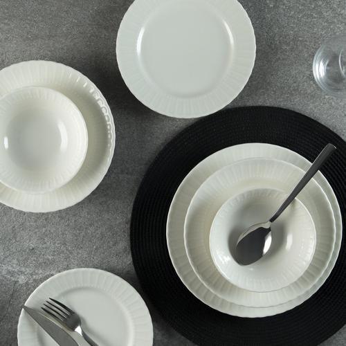 Safir 24 Parça 6 Kişilik Yemek Takımı
