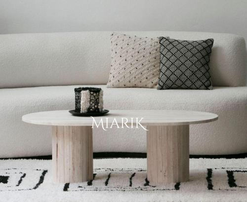 Miarik Design Traverten Orta Sehpa Zefia