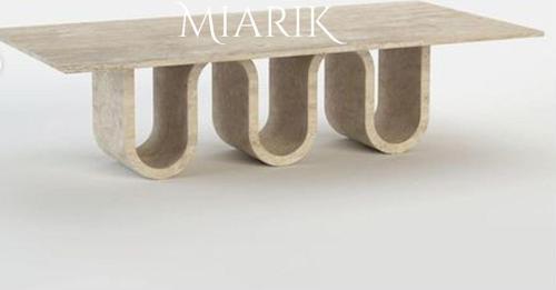 Miarik Design Traverten Vivot Orta Sehpa