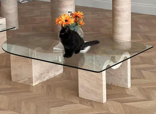Miarik Design Traverten Vivs Orta Sehpa