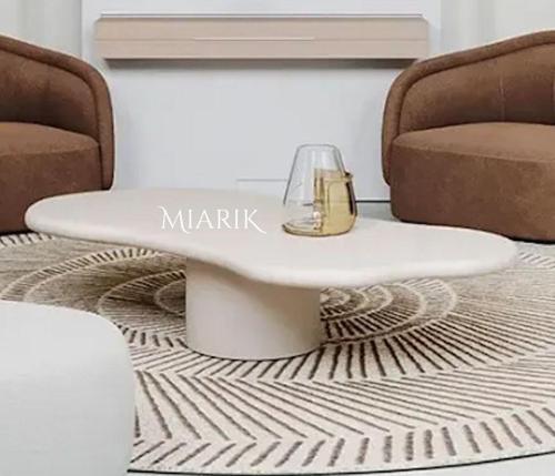 Miarik Design Mermer Geometrik Orta Sehpa Susna