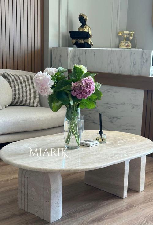 Miarik Design Mermer N Flor Orta Sehpa