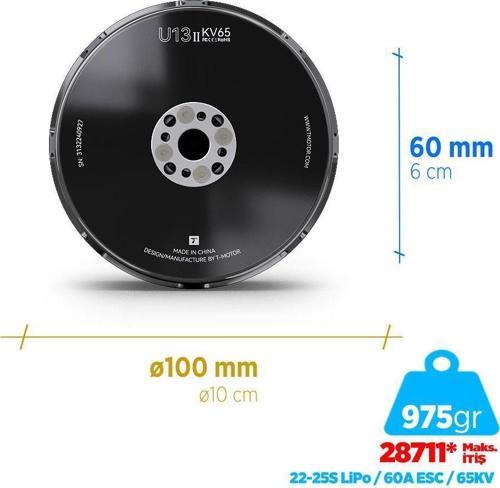 U13II 65KV Brushless UAV Motor Multikopter Multi-rotor Quadcopter Hexacopter Drone Motoru