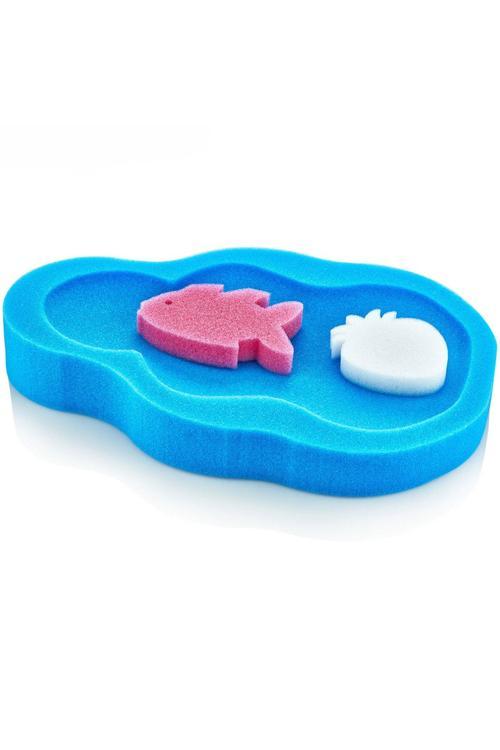 Bebek Mavi Küvet Banyo Süngeri 039