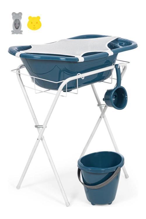 Bebe Lüx Banyo Seti 6 Parça Gri