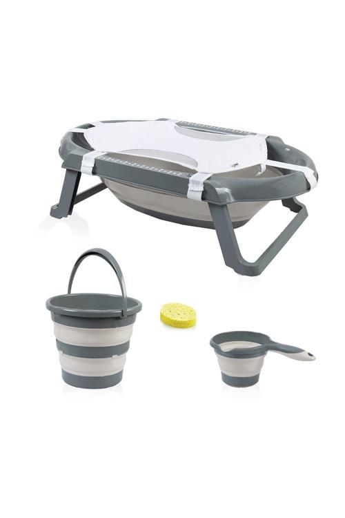 Katlanır Banyo Seti Gri