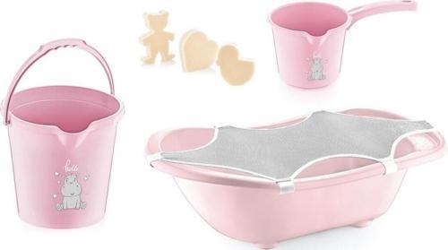 Pembe Bebek Banyo Küvet Seti 5 Parça 439