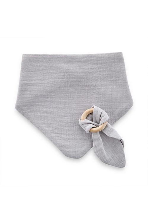 Ahşap Diş Kaşıyıcılı Bürümcük Müslin Önlük 736