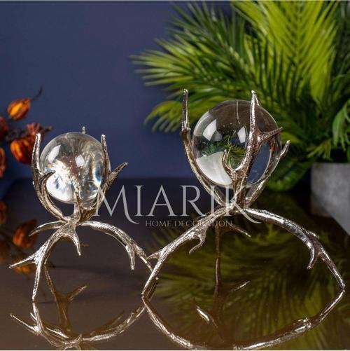Miarik Design & Dekorasyon Dekoratif Boynuz Kristal Obje