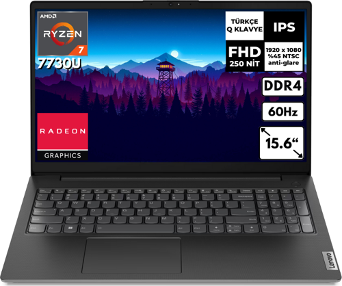 V15 G4 Ryzen 7-7730U 16 GB 1 TBSSD 15.6″ FHD Windows 11 Pro Notebook 82YY0013TR BT58