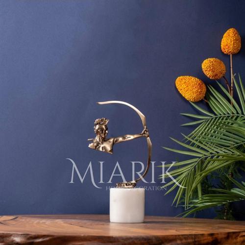 Miarik Design & Dekorasyon Dekoratif Obje Mermer Kaideli Ok Atan Adam