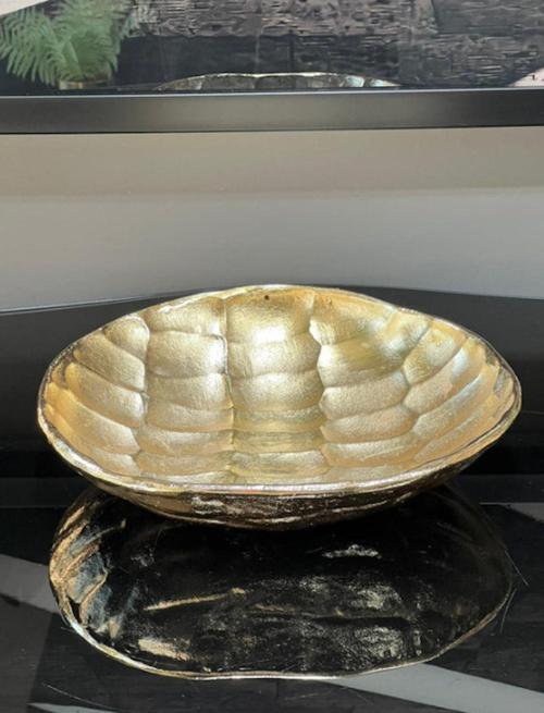 Miarik Design & Dekorasyon Dekoratif Dövme Yuvarlak Döküm Tabak 29 Cm