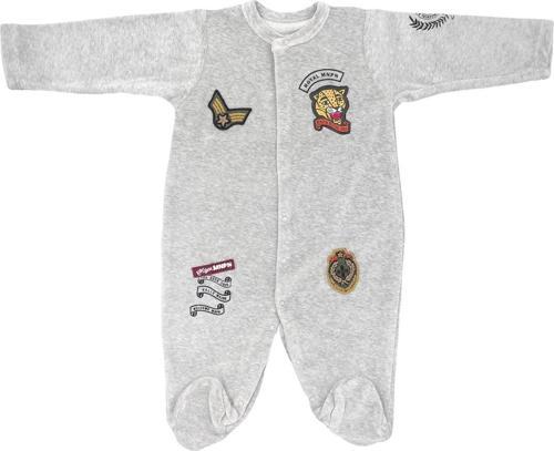 Military Kadife Bebek Tulumu 4062