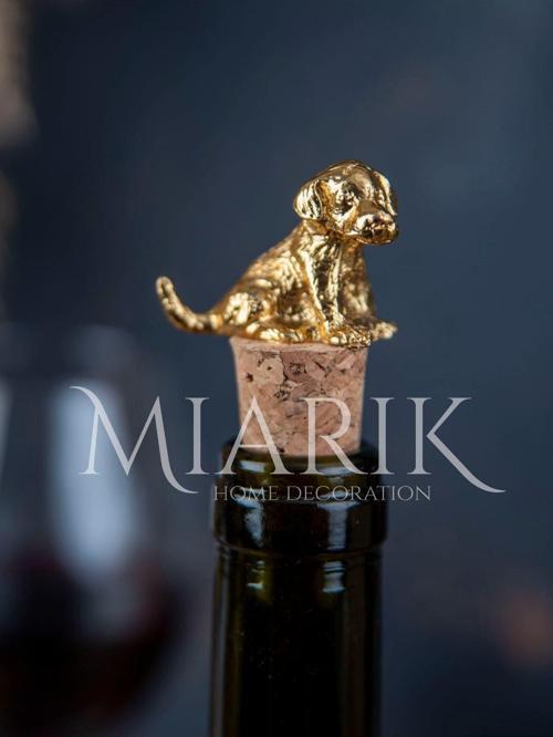 Miarik Design & Dekorasyon Kopek Şışe Mantar , Şarap Mantarı , Şarap Tıpası , Yagdanlık Tıpası , Yagdanlık Mantarı