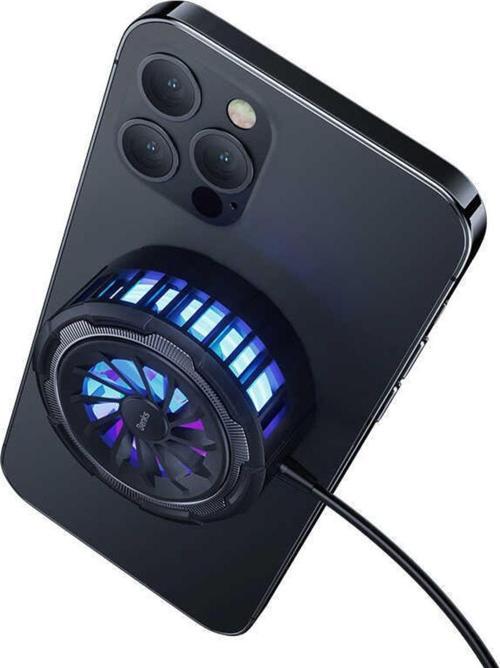 W07 2 In 1 Uyumlu Magnetic Rgb Telefon Soğutucu Fan & Magsafe 15w Kablosuz Şarj Aleti