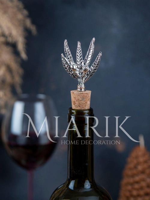 Miarik Design & Dekorasyon Zeytın Dalı Şışe Mantar , Şarap Mantarı , Şarap Tıpası , Yagdanlık Tıpası , Yagdanlık Mantarı
