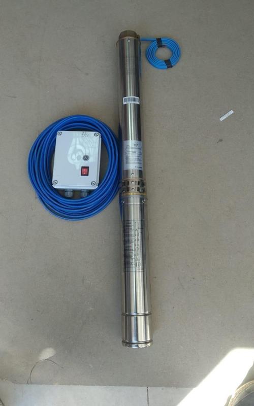 4SDM2/11 0,75HP ALARKO MONOFAZE 45 MT KABLOLU VE PANOLU TAKIM DALGIÇ POMPA