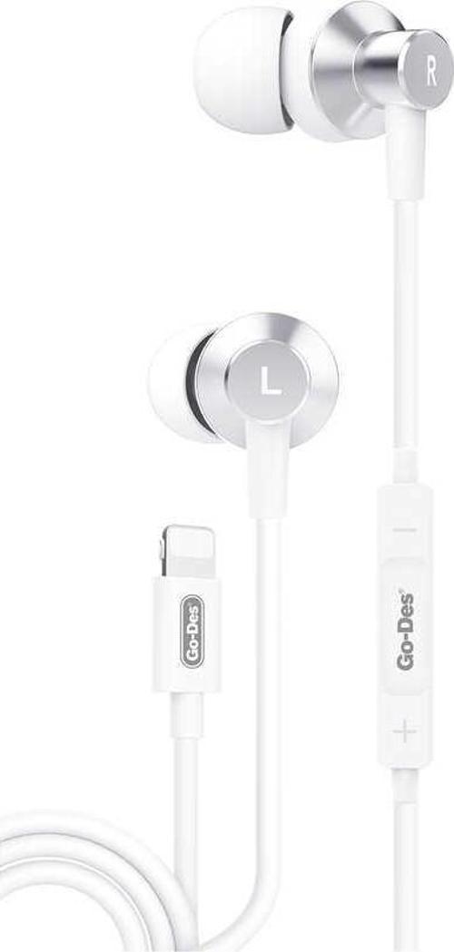 EP-218 Lightning Kablolu Kulak İçi Kulaklık Mikrofonlu Hi-Fi Stereo 120 cm m Tak & Çalıştır