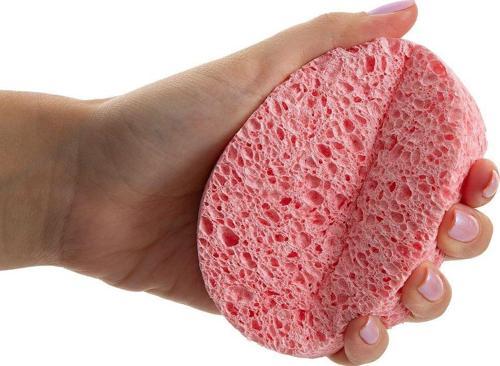 Bebek Pembe Selülozik Banyo Süngeri 020