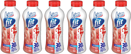 Fit Çilekli Protein Sütü 400 Ml X 6 Adet